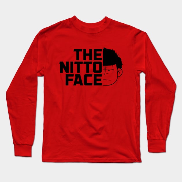 The nitto face Long Sleeve T-Shirt by PsychoDelicia